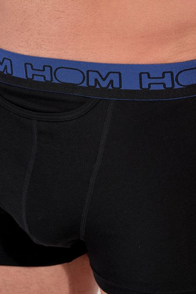 Hom Ho1 boxershorts Terry 3-pack met gulp zwart