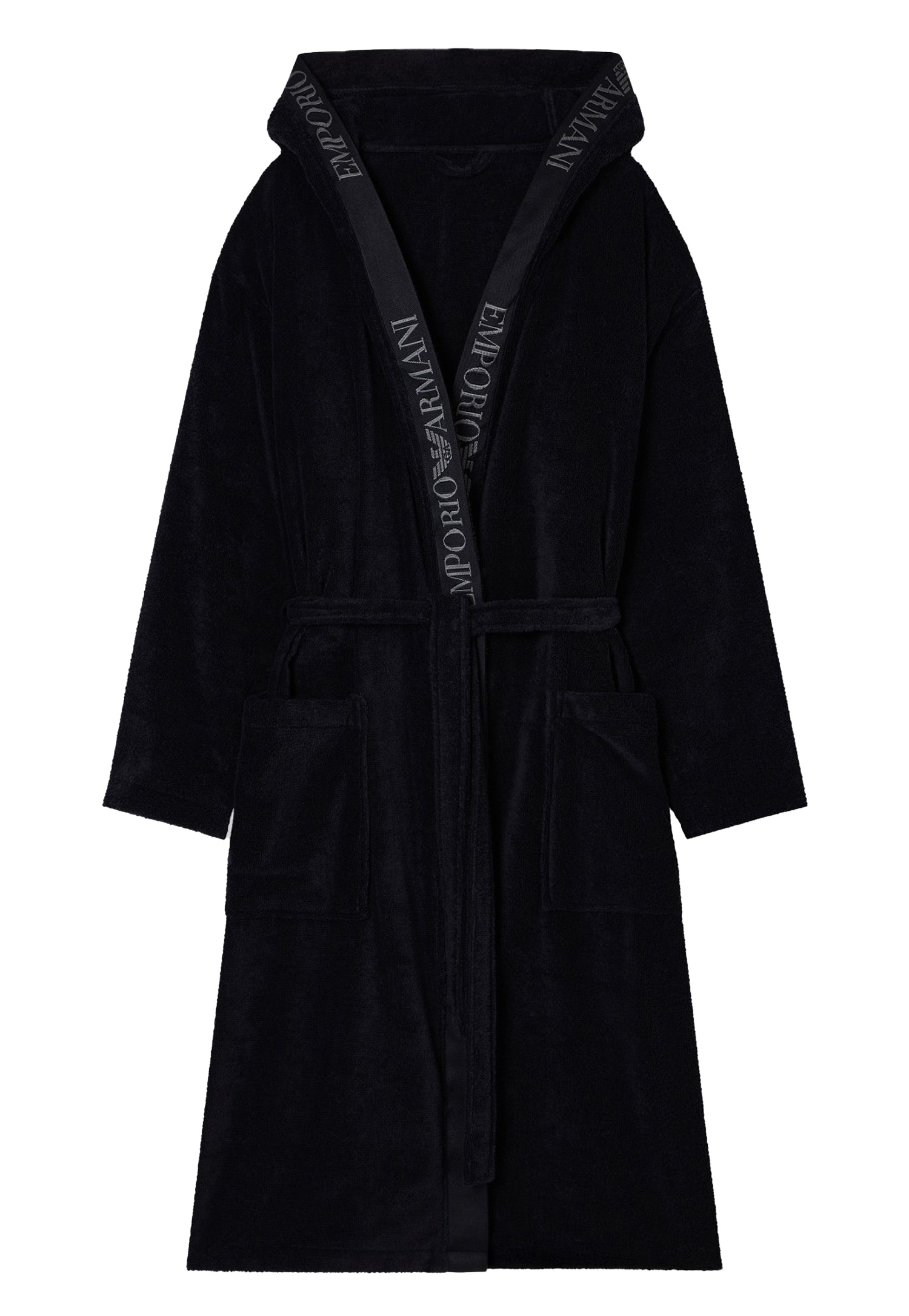 Armani Badjas met logo zwart