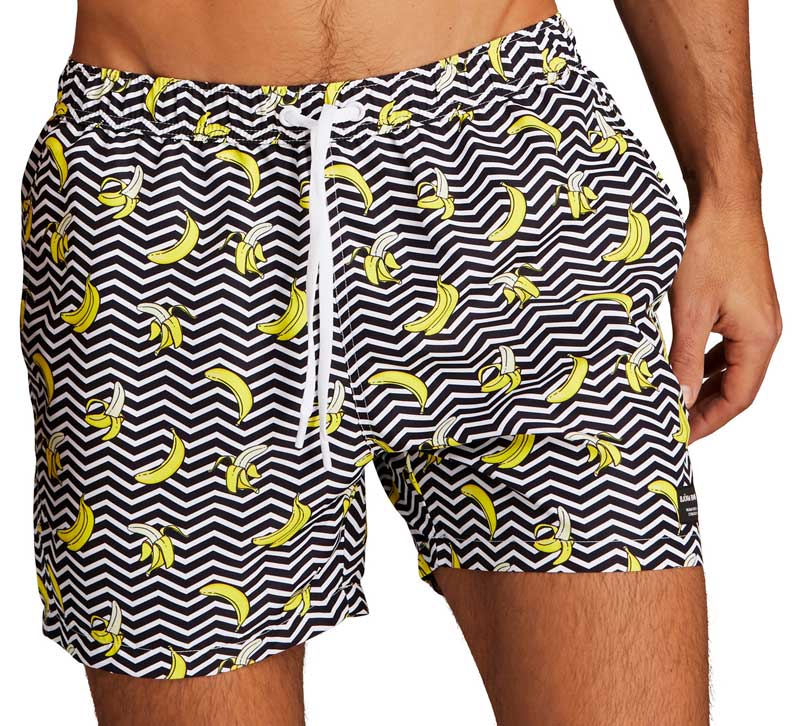 Bjorn Borg Zwemshort Sylvester bananen voorkant