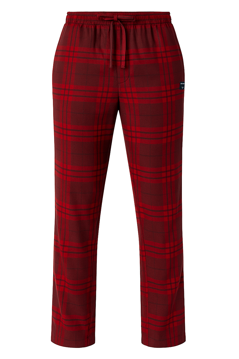 Bjorn Borg Pyjamabroek flanel rood geruit 