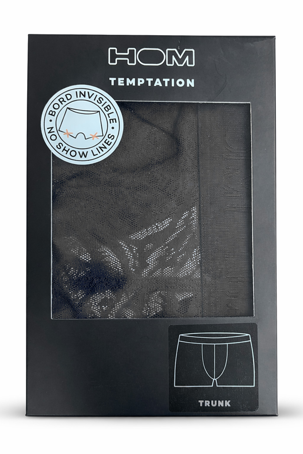 Hom Temptation short Free cut Lace zwart