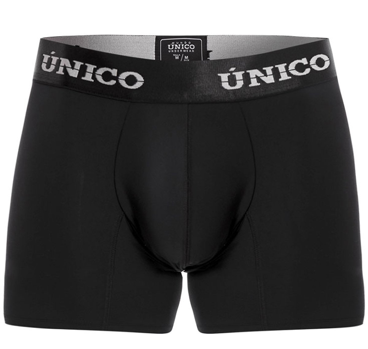 Mundo Unico boxershort long Microfiber zwart