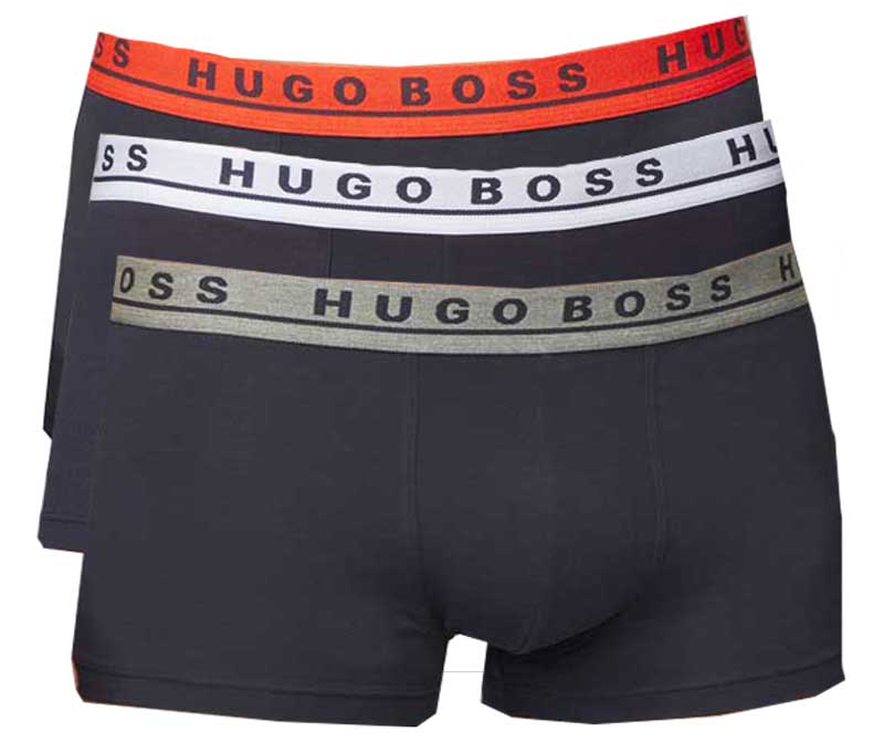 Hugo Boss boxershorts zwart 3-pack