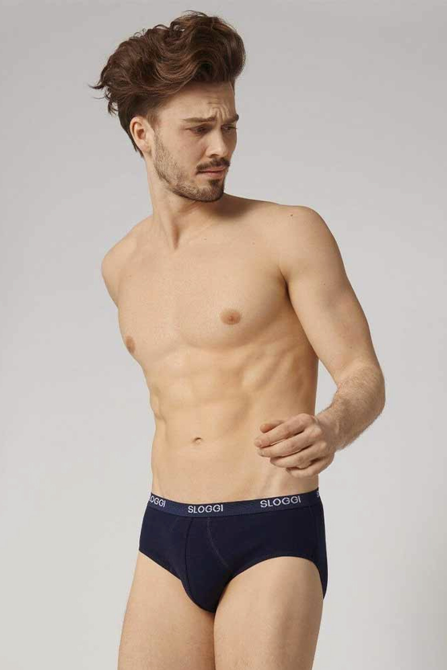 Sloggi Basic midi slip blauw