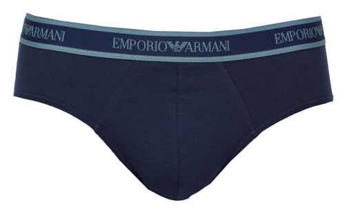 Armani slips blauw 3-pack voorkant