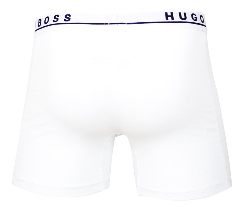 Hugo Boss Boxershort long wit achterkant