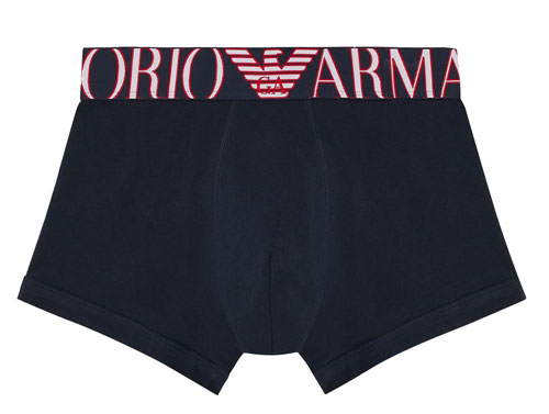 Armani Megalogo boxershort blauw
