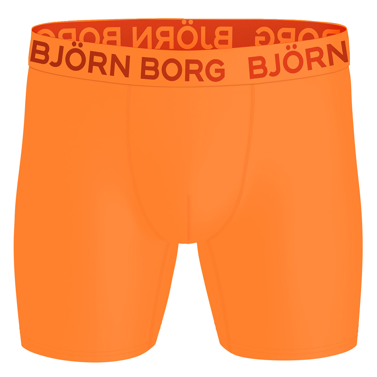 Bjorn Borg Boxershorts sports microfiber 2-pack oranje - blauw