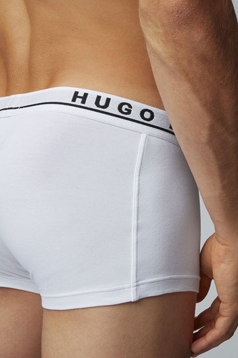 Hugo Boss boxershort cotton stretch 3-pack wit