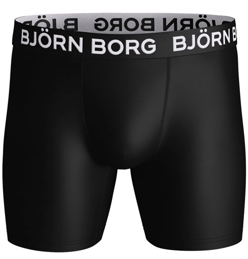 Bjorn Borg boxershorts Digital woodland oranje 3-pack zwart