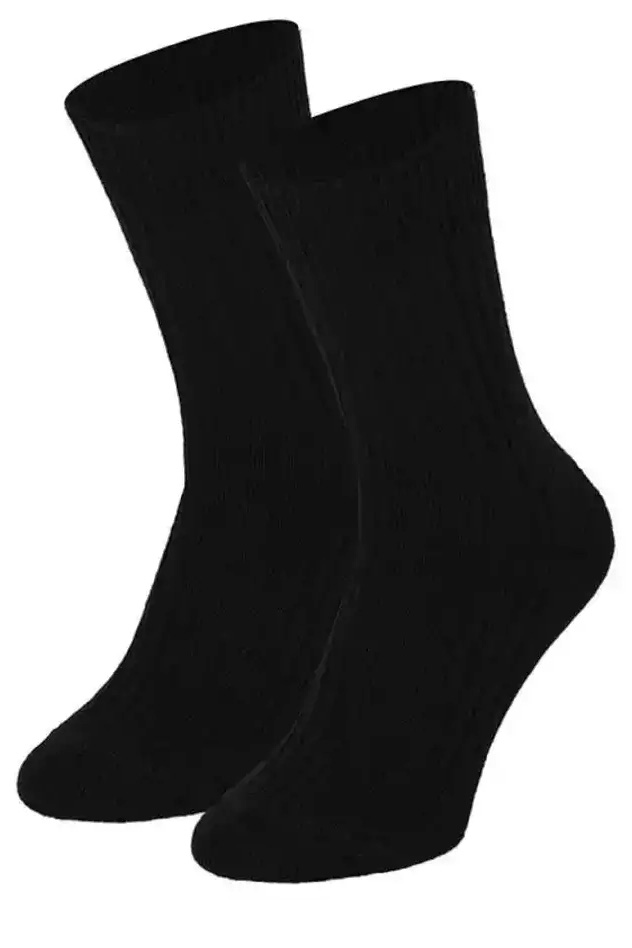 Angro Wollen sokken met badstof zool