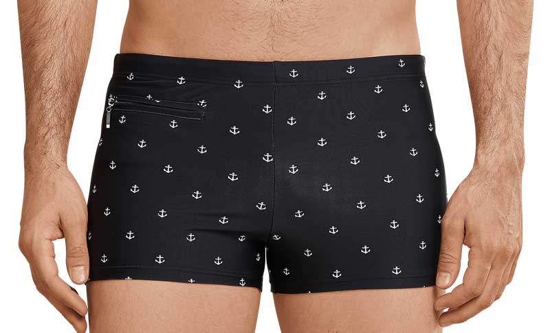 Schiesser zwemboxer ankers voorkant