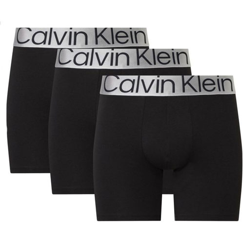 Calvin Klein Boxershort met logoband in stijlvol grijs (set, 3 stuks, Set van 3)