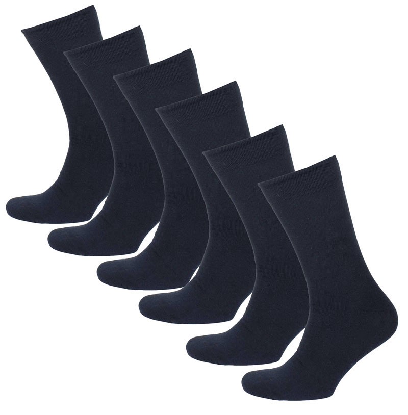 Onderbox sokken blauw 6-paar 