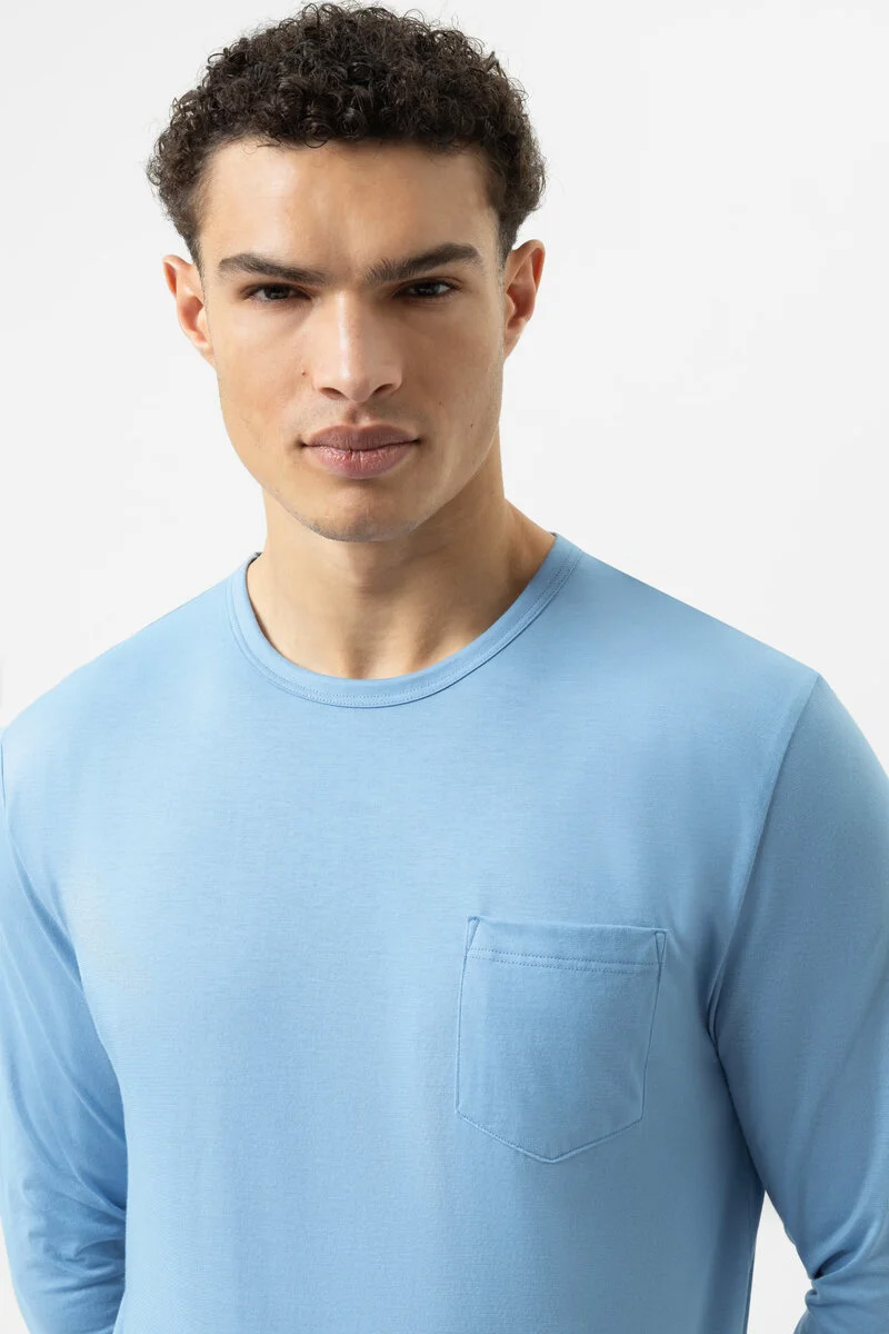 Mey Pyjama Classic Blue Tie