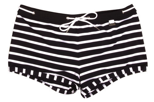 Hom zwemboxer Belle Mare blauw voorkant