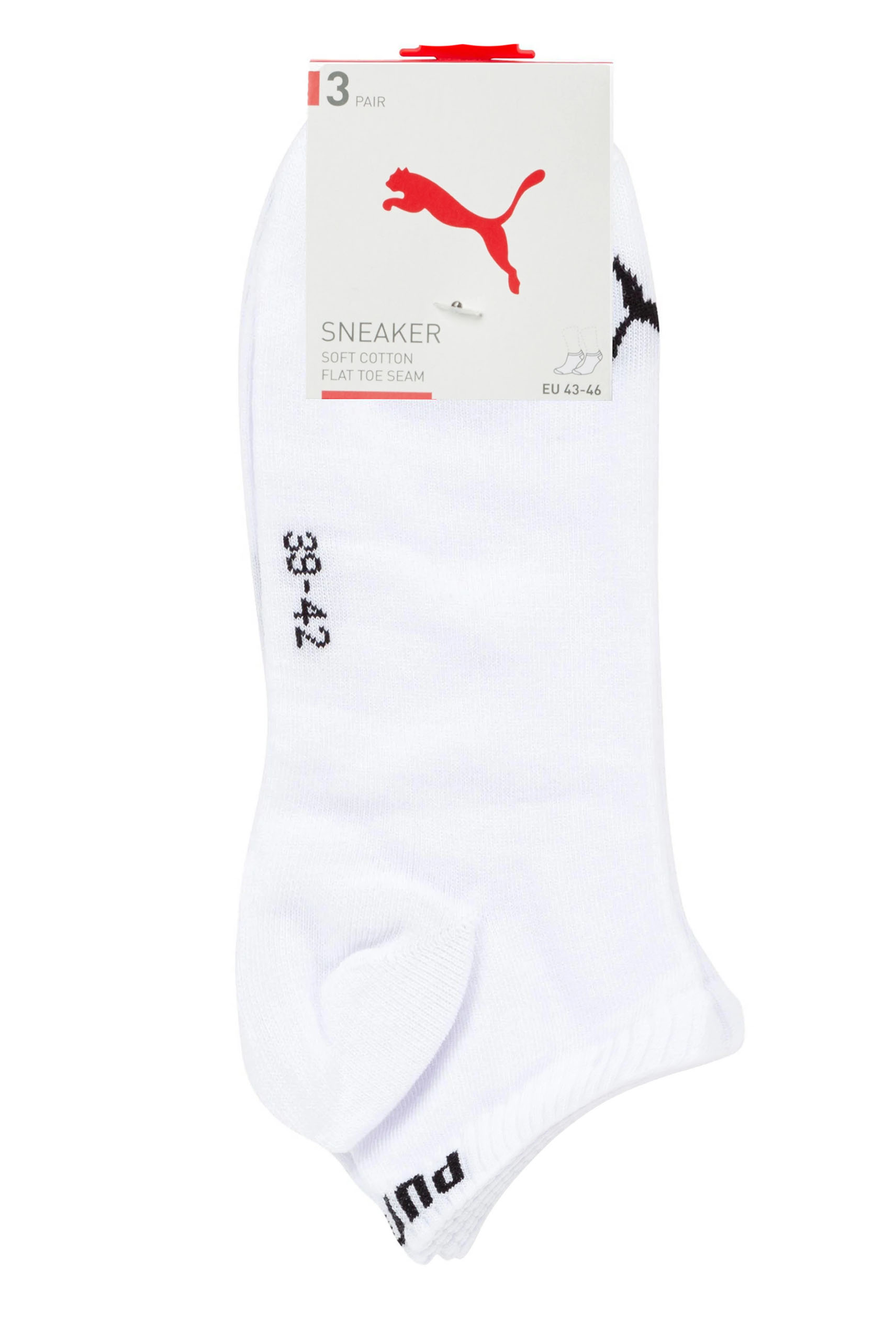 Puma Sneaker sokken 3-paar wit