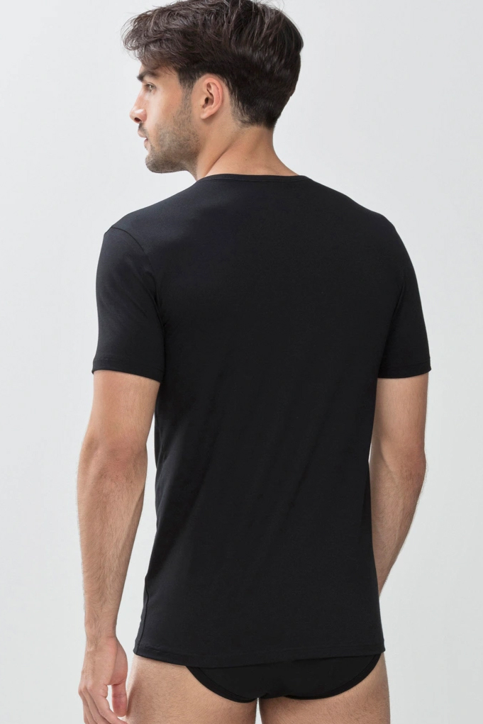 Mey T-shirt dry cotton ronde hals zwart