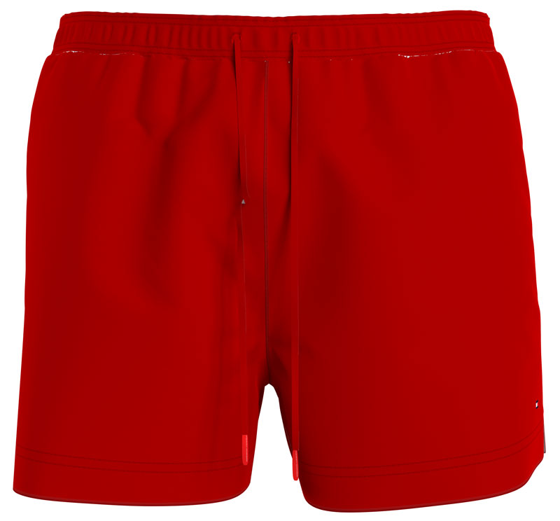 Tommy Hilfiger zwemshort medium drawstring rood voorkant
