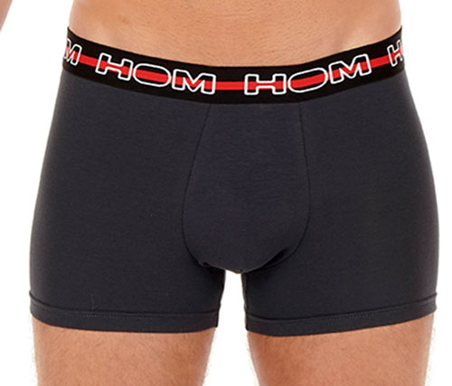 Hom boxershorts Matt grijs