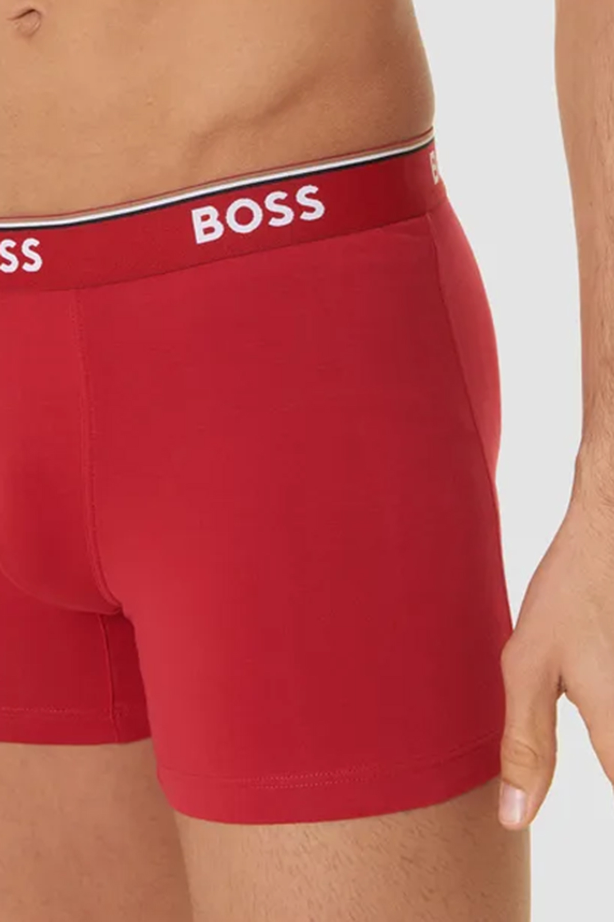 Boss boxershorts Power 3-pack rood-blauw-zwart