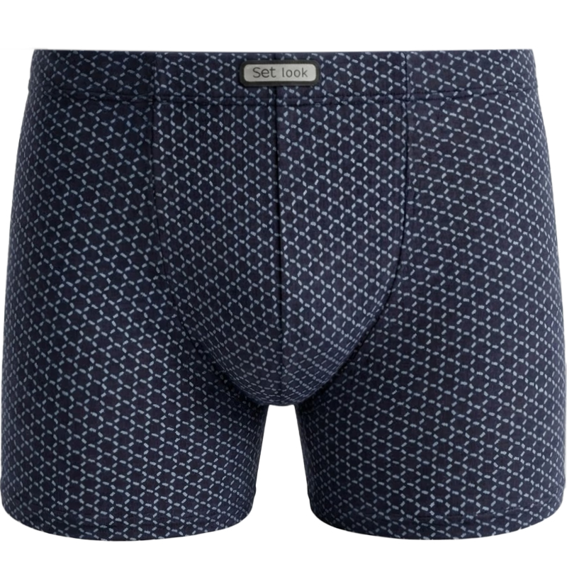 Set Boxershort Milano microfiber blauw
