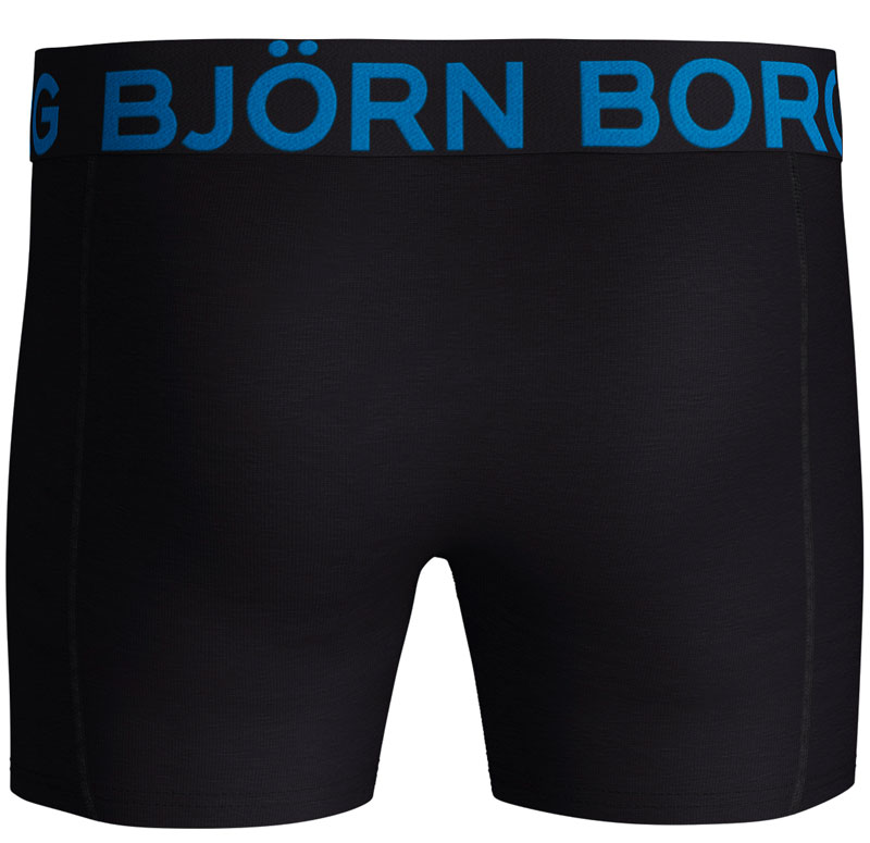 Bjorn Borg boxershort Neon solid 3-pack achterkant