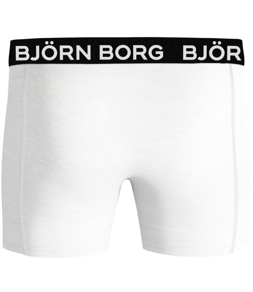 Bjorn Borg Boxershorts cotton stretch achterkant wit