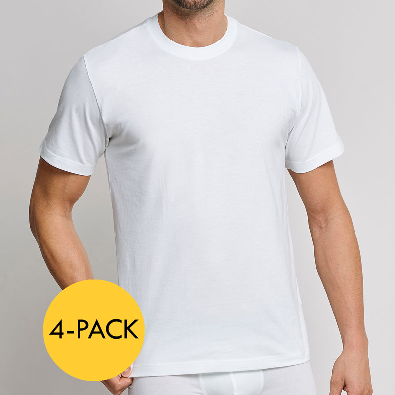 Schiesser American 4-pack T-shirts wit
