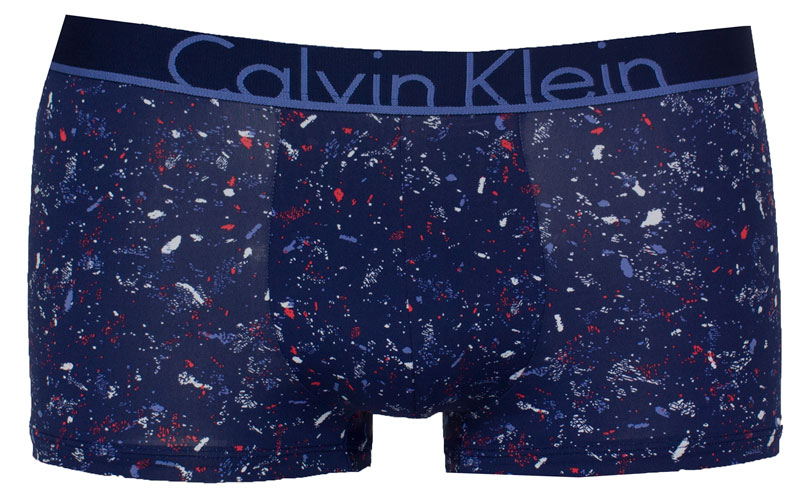 Calvin Klein low rise microfiber blue