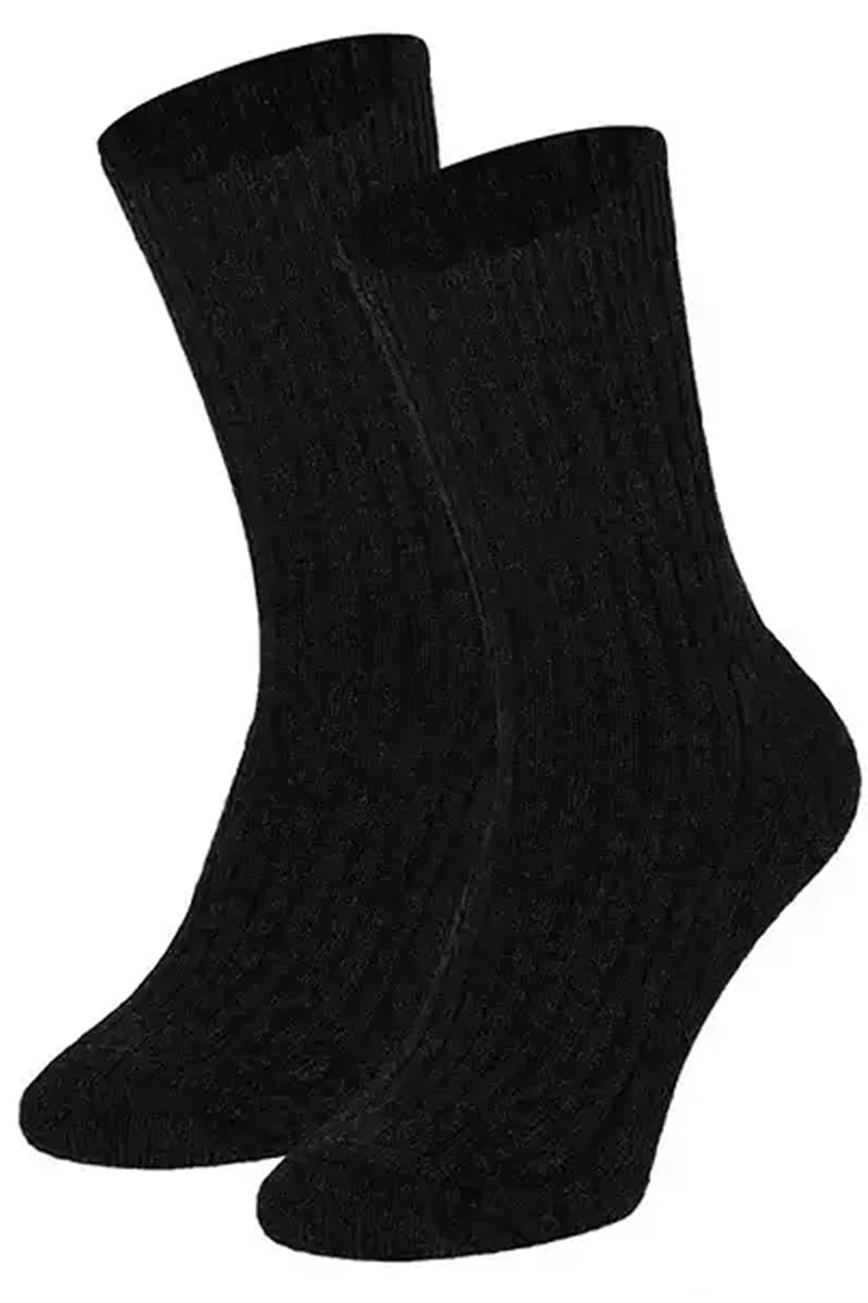 Angro Wollen sokken met badstof zool