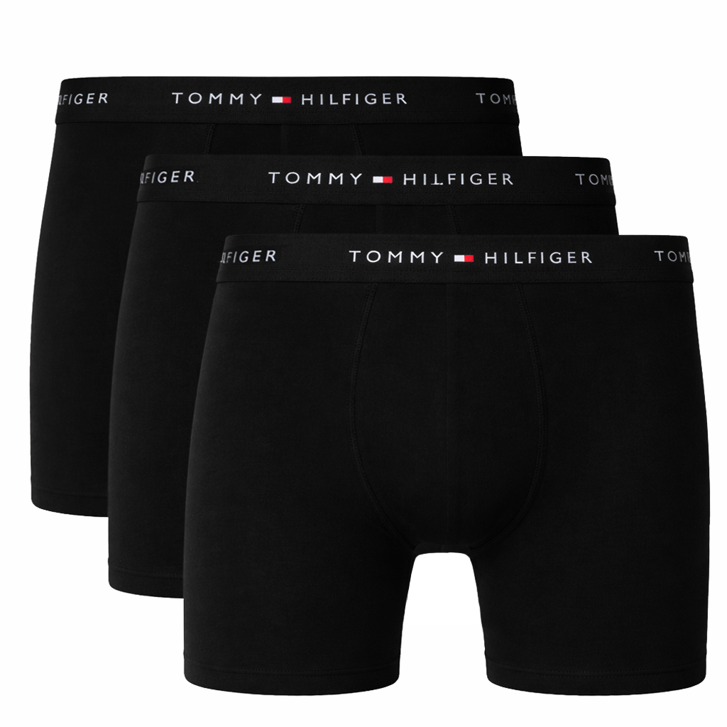 Tommy Hilfiger boxershorts microfiber 3-pack zwart