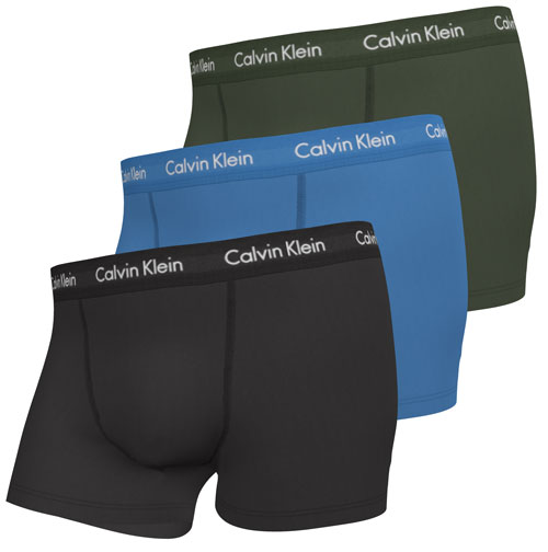 Calvin Klein boxershorts blue-groen-zwart 3-pack