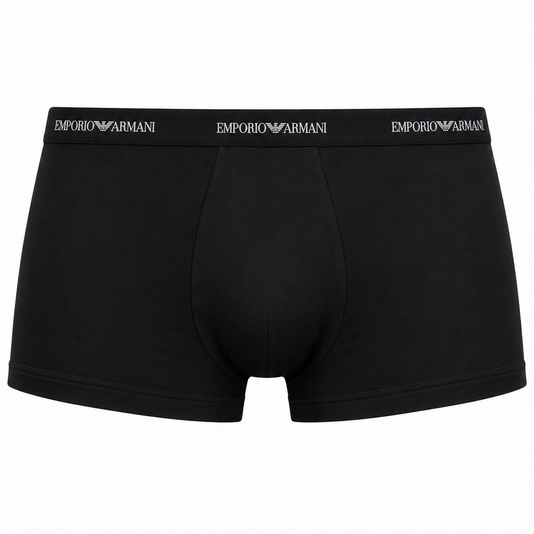 Armani boxer-trunk microfiber zwart