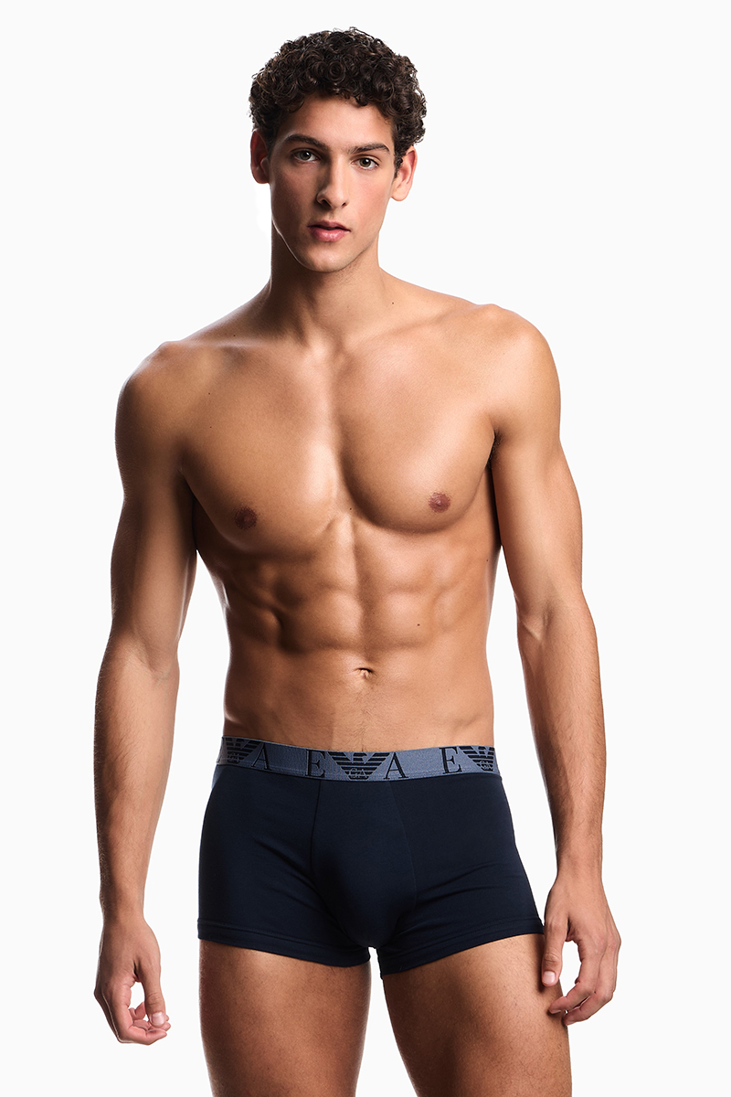 Armani boxershorts 3-pack blauw 