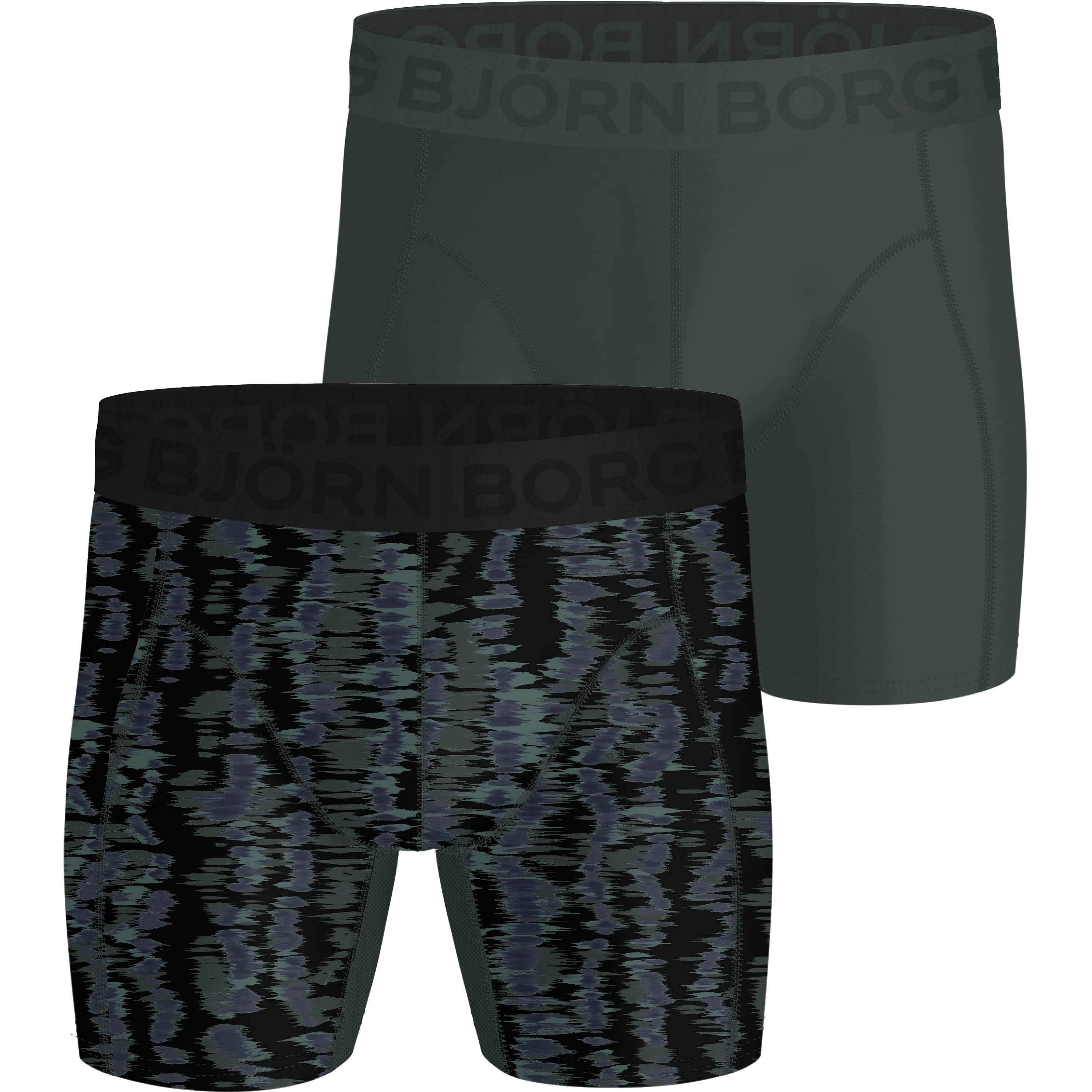 Bjorn Borg sports microfiber boxers 2-pack antraciet