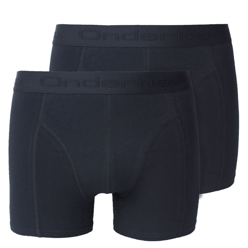 Onderbox boxershorts zwart 2-pack
