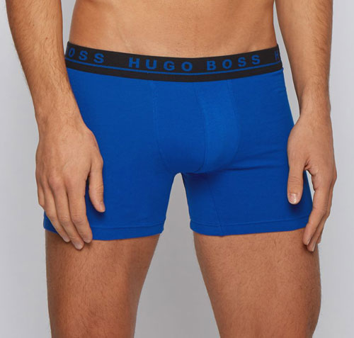 Hugo Boss boxershorts 3-pack rood-blauw blauw