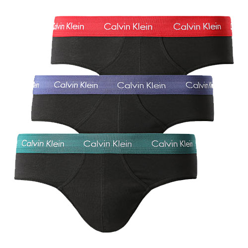 Calvin Klein slips 3-pack zwart 
