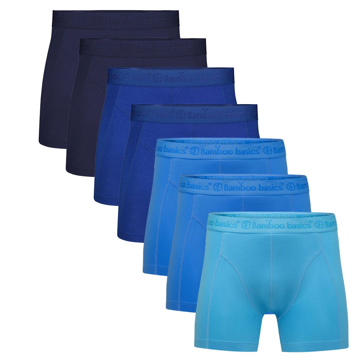 Bamboo basics  7-pack boxers Rico blauw/blue