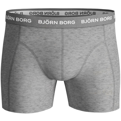 Bjorn Borg boxershorts Essential 5-pack grijs voorkant