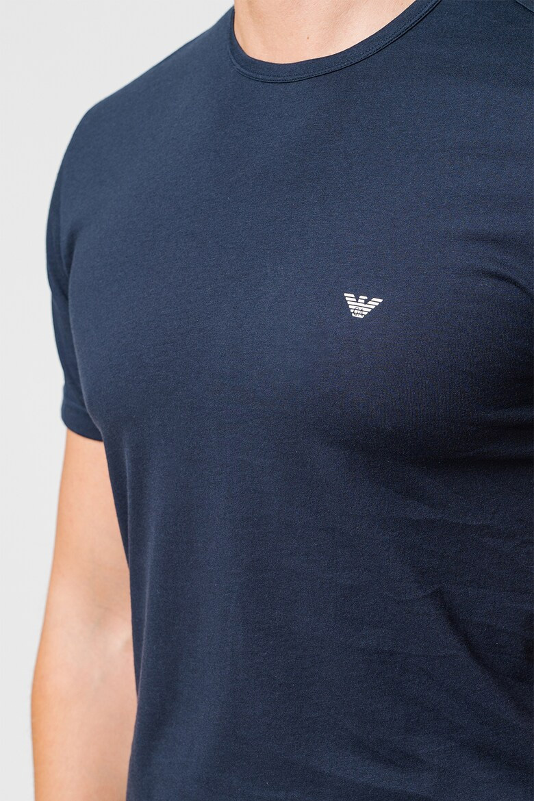 Armani T-shirts Core 2-pack blauw