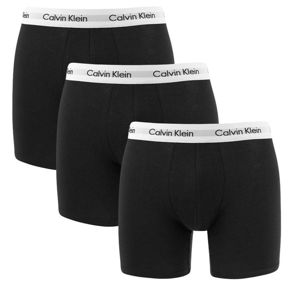 Calvin Klein Boxershorts long 3-pack zwart-wit