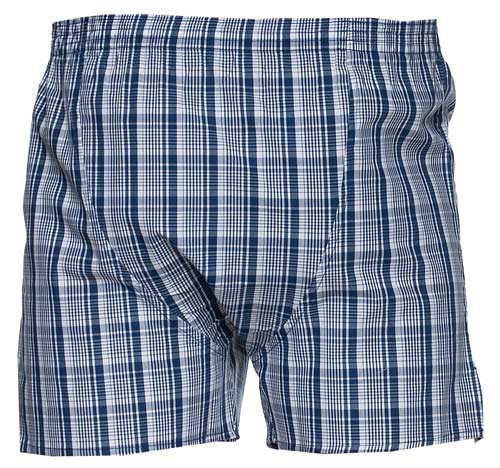 Deal boxer wijd achterkant blauw ruitje