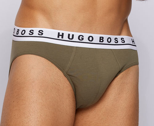 Hugo Boss slip groen voorkant