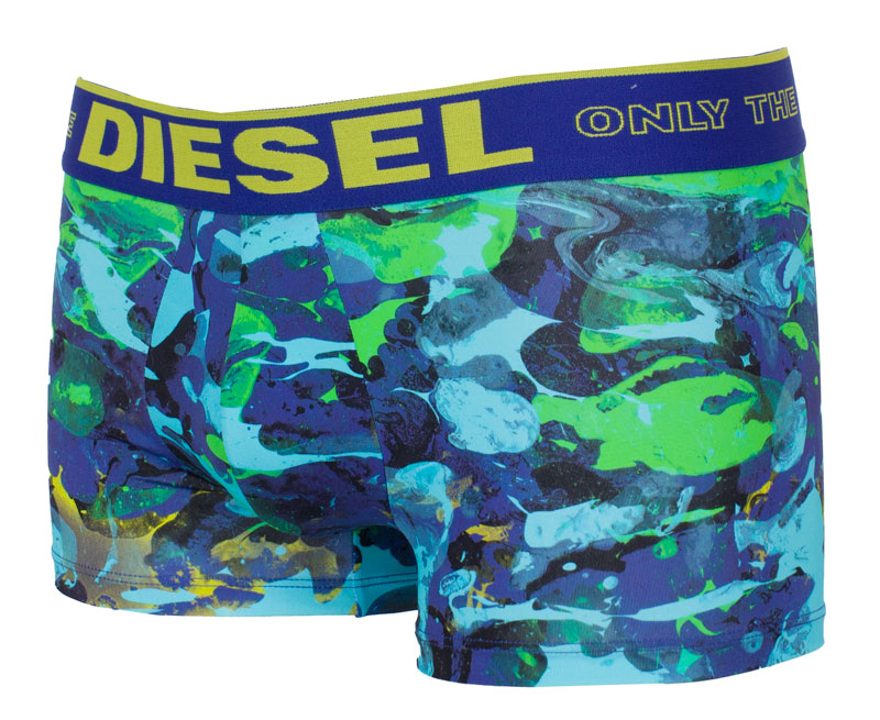 Diesel boxershort groen microfiber zijkant