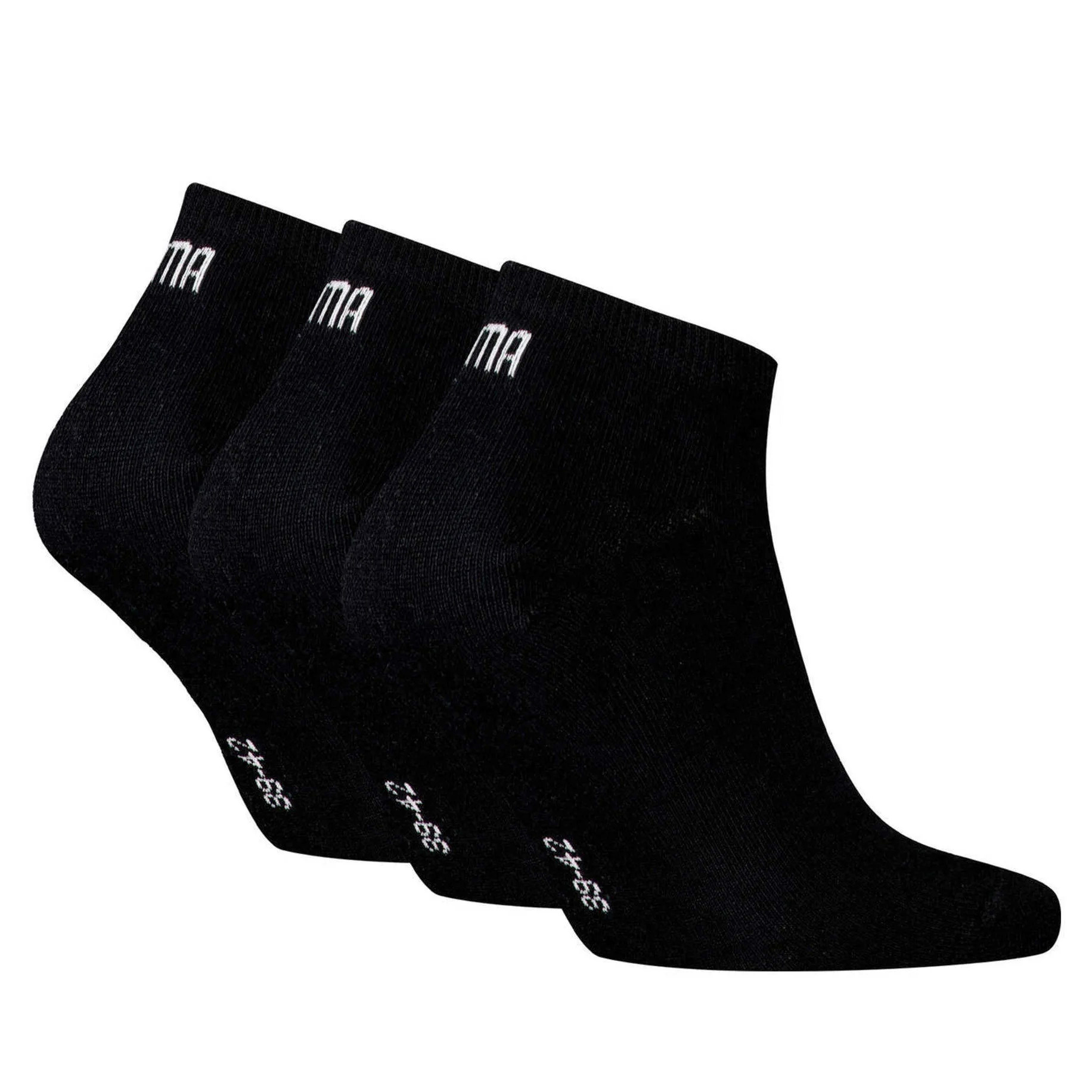 Puma Sneaker sokken 3-paar zwart