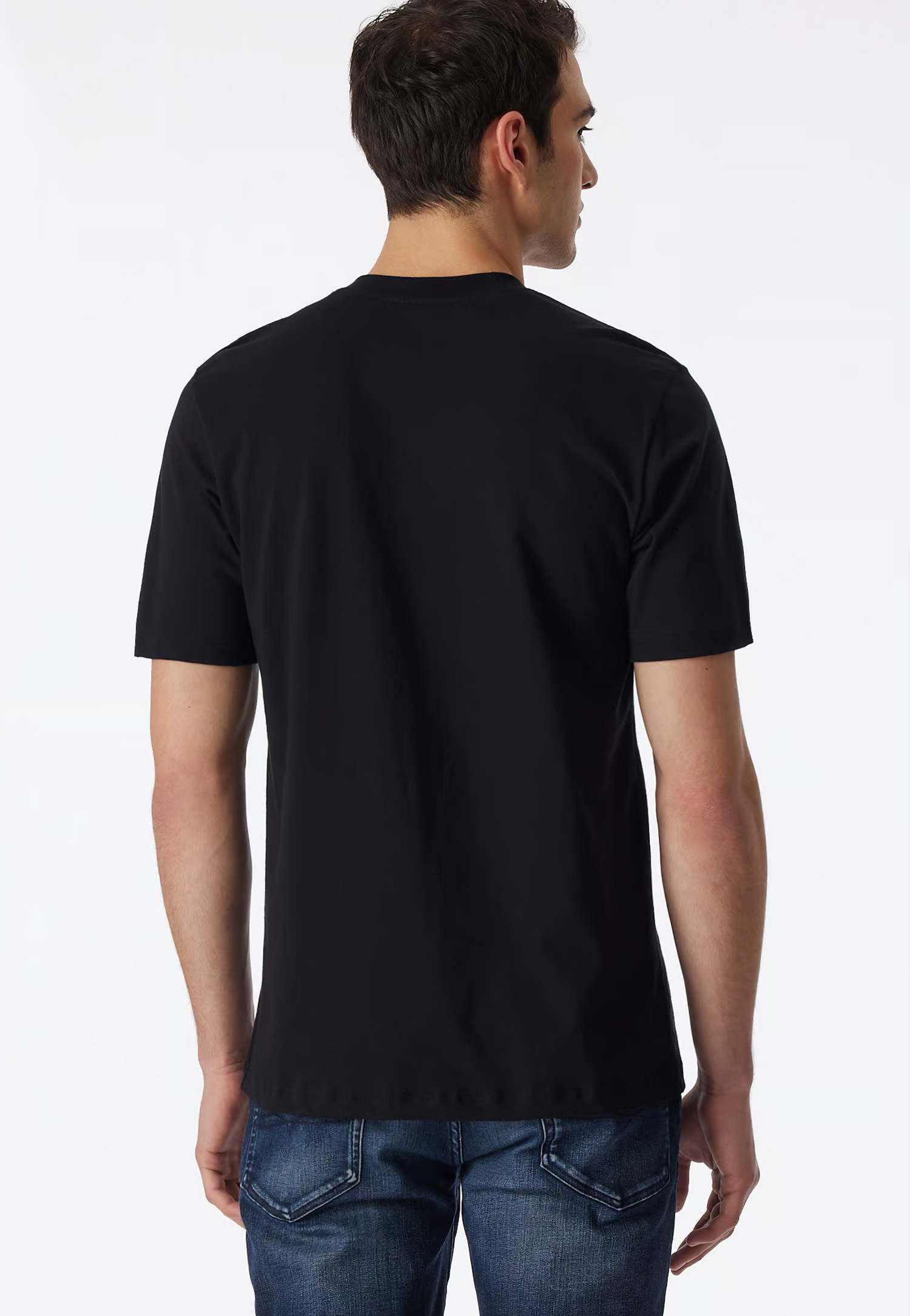 Schiesser American T-shirt 2-pack zwart