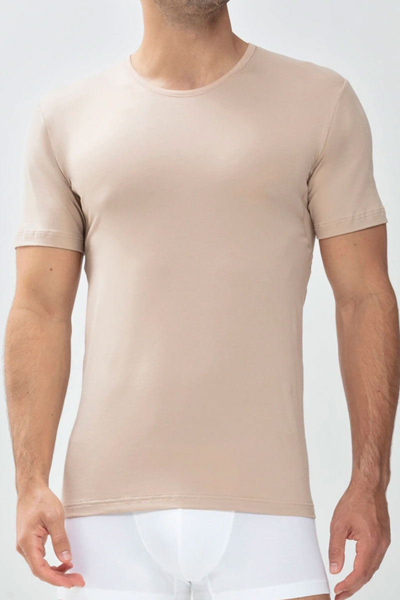 Mey dry cotton T-shirt functional beige