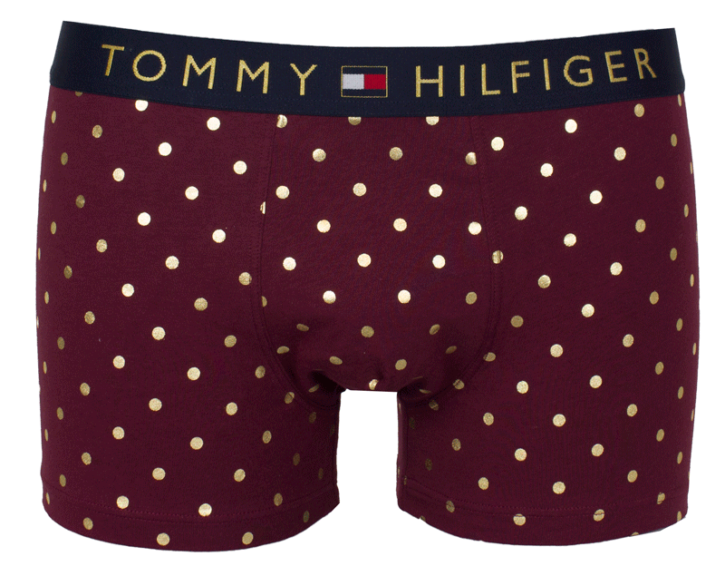 Tommy Hilfiger boxershort met gouden stippen